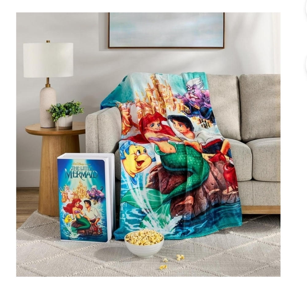 Disney The Little Mermaid Throw Blanket Great Gift